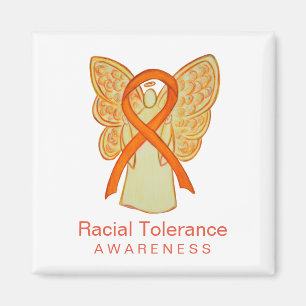 Aimant Sensibilisation à la tolérance raciale Ruban Angel