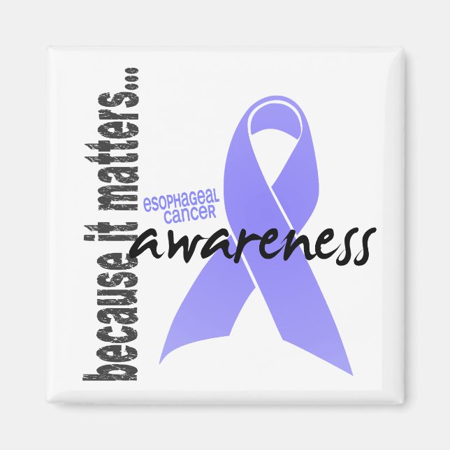 Aimant Sensibilisation au cancer de l'oesophage (Devant)