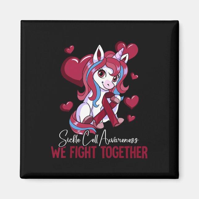 Aimant Sensibilisation aux cellules de faucille et#; (Devant)