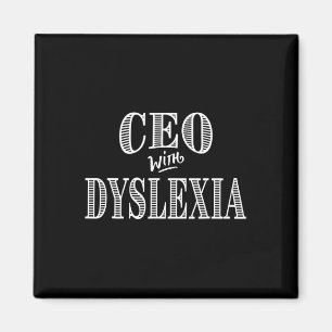 Aimant Sensibilisation Directeur Dyslexie Capacité cadeau