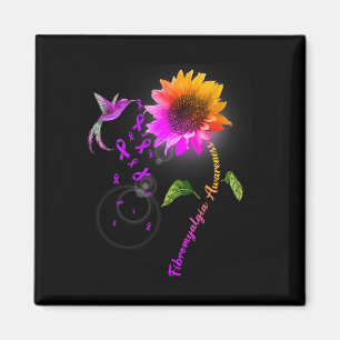 Aimant Sensibilisation Tournesol pourri Colibri