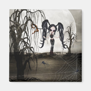 Aimant Sepia Goth Girl