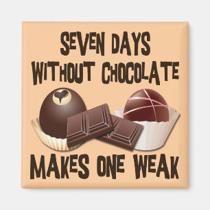 AIMANT SEPT JOURS SANS CHOCOLAT