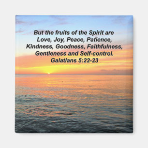 AIMANT SÉRÉNITY SUNRISE GALATIANS 5 FRUITS DE L'ESPRIT