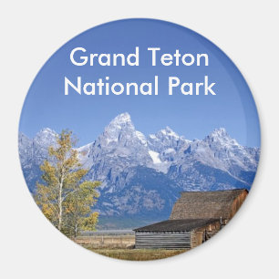 Aimant Série grande 5 de parc national de Teton