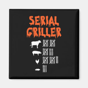 Aimant Série Griller Lazy Costume d'Halloween Funny Bbq C