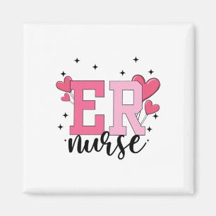 Aimant Service des urgences Saint-Valentin Er Ed infirmiè
