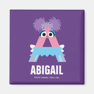 Aimant Sesame Street   A comme Abby