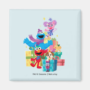 Aimant Sesame Street Pals and Presents