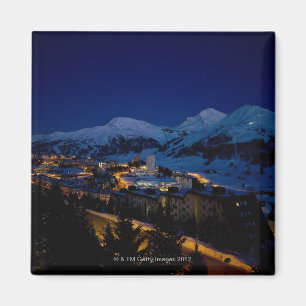 Aimant Sestriere - domicile du ski olympique d'hiver 2006