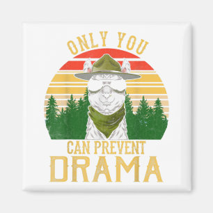 Aimant Seul Vous Pouvez Empêcher Drama Llama Camping Vint