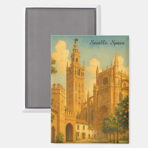 Aimant Séville Espagne Andalousie Voyage Vintage