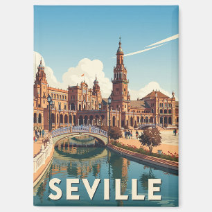 Aimant Séville Espagne Plaza de Espana