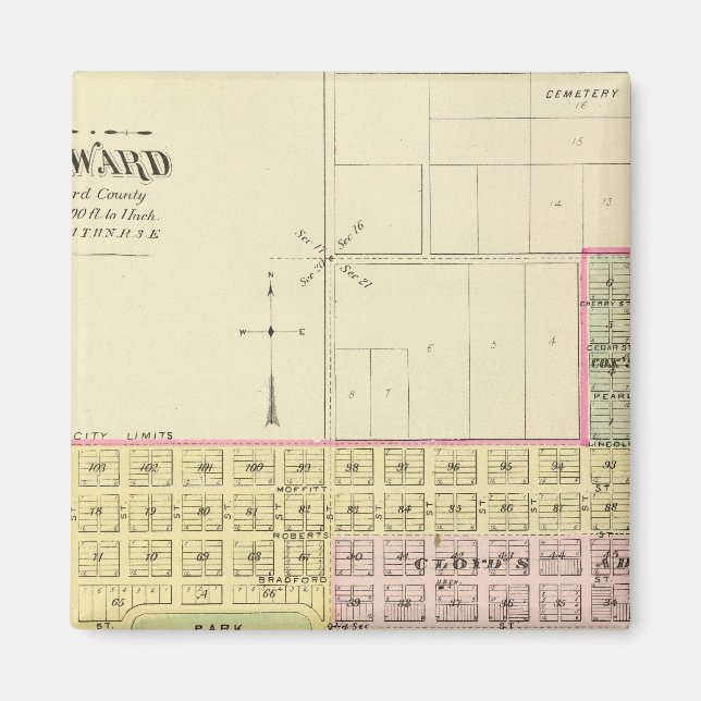 Aimant Seward, Nebraska (Devant)