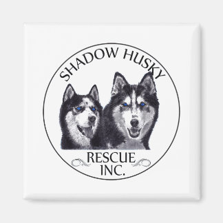 Aimant Shadow Husky Secourir logo magnétique