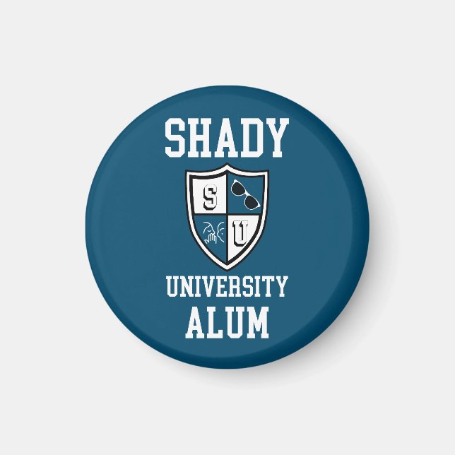 Aimant Shady University Alum grand commérage lunettes de  (Devant)