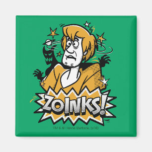 Aimant Shaggy "Zoinks !" Graphic halftone