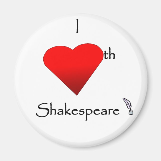 Aimant Shakespeare Love (Devant)
