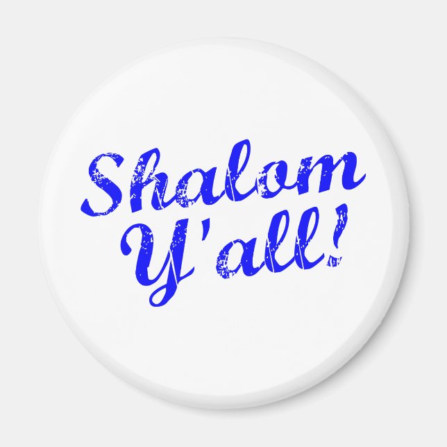 Aimant Shalom Y'all ! (Devant)