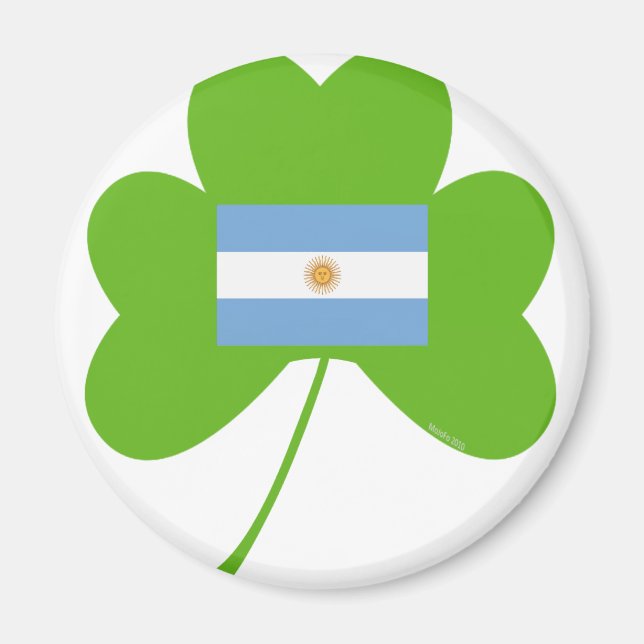 Aimant Shamrock-Argentine (Devant)