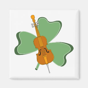Aimant Shamrock Cello
