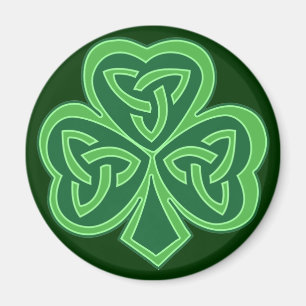 Aimant Shamrock de noeud celtique