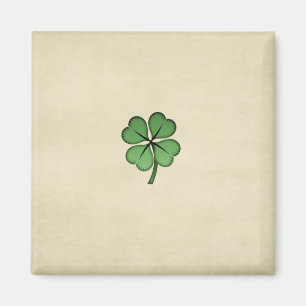 Aimant Shamrock irlandais chic