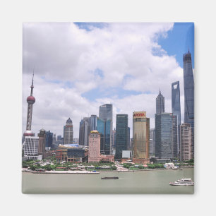 Aimant Shanghai, Chine skyline