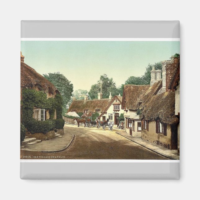 Aimant Shanklin, ancien village, île de Wight, Angleterre (Devant)