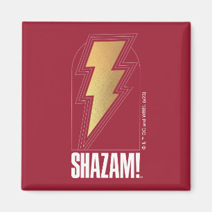 Aimant SHAZAM ! Furie des dieux   Insigne de boulon de fo