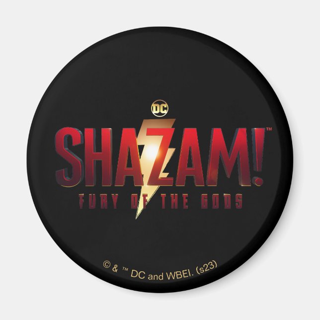 Aimant SHAZAM ! Furie des dieux | Logo Fury of the Gods (Devant)