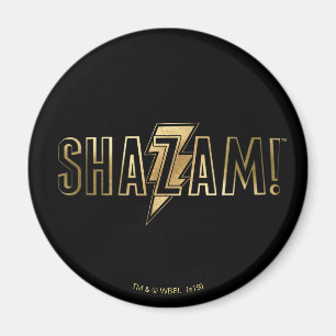 Aimant SHAZAM !   Logo Or