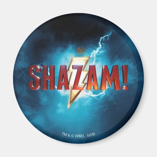 Aimant SHAZAM ! | Logo théâtral (Devant)