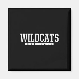 Aimant Shelby County Wildcats Softll Lycée