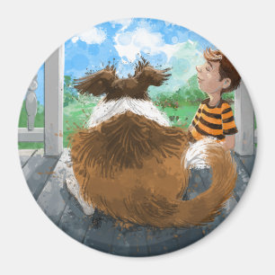 Aimant Sheldon et Davie Relaxing