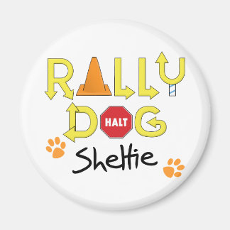 Aimant Sheltie Rally Dog