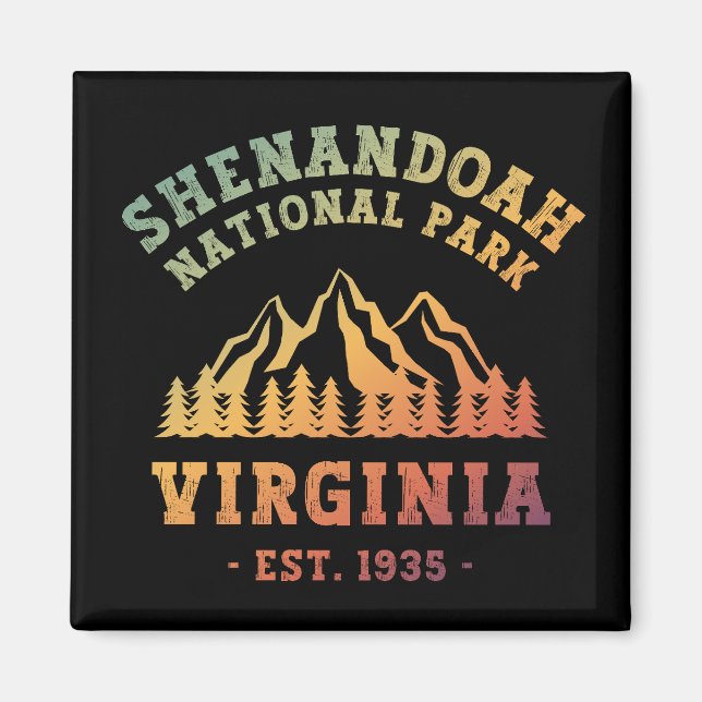 Aimant Shenandoah National Park Virginia USA (Devant)