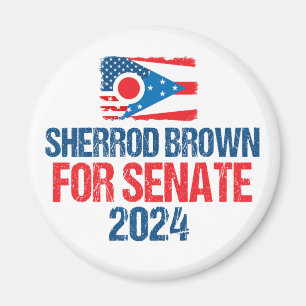 Aimant Sherrod Brown pour l'élection du Sénat 2024 drapea