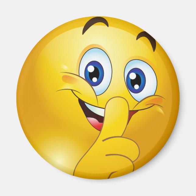 Aimant Shh émoji (Devant)