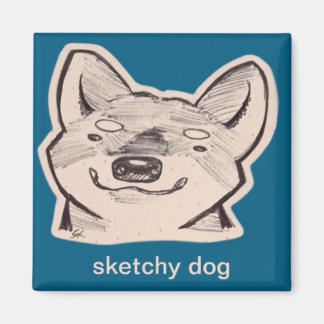 Aimant Shiba  (Devant)
