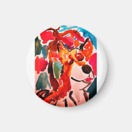 Aimant Shiba Inu cherry Japen blossom 