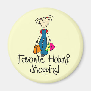 Aimant Shopping Hobby favori