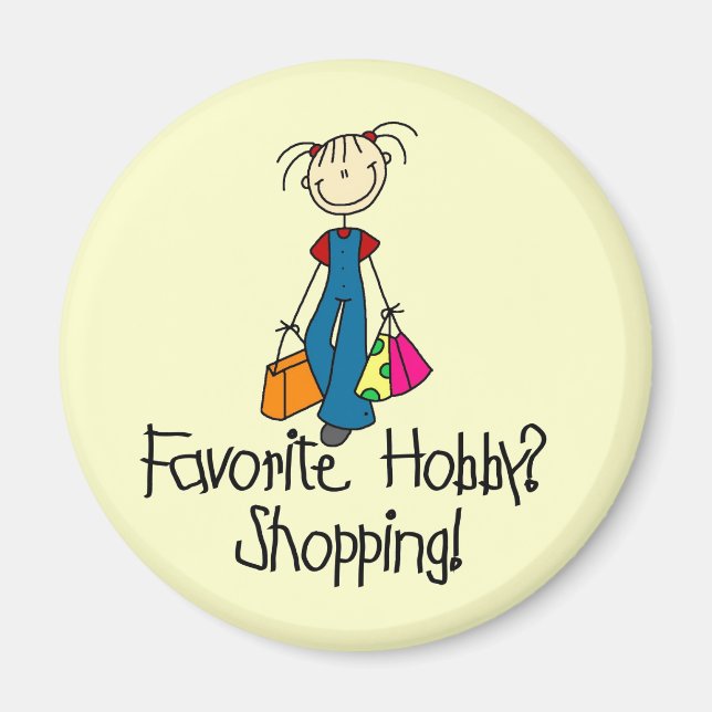 Aimant Shopping Hobby favori (Devant)