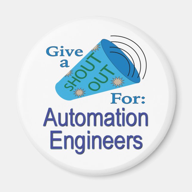 Aimant Shout Out for Automation Engineers (Devant)