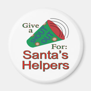 Aimant Shout Out pour Père Noël Helpers