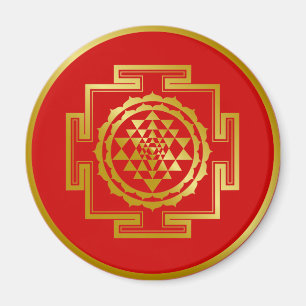 Aimant Shree d'or Yantra