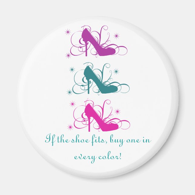 Aimant Si La Chaussure Convient À L'Aimant (Devant)