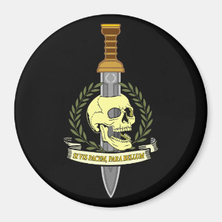 Aimant Si Vis Pacem, Para Bellum.. Skull