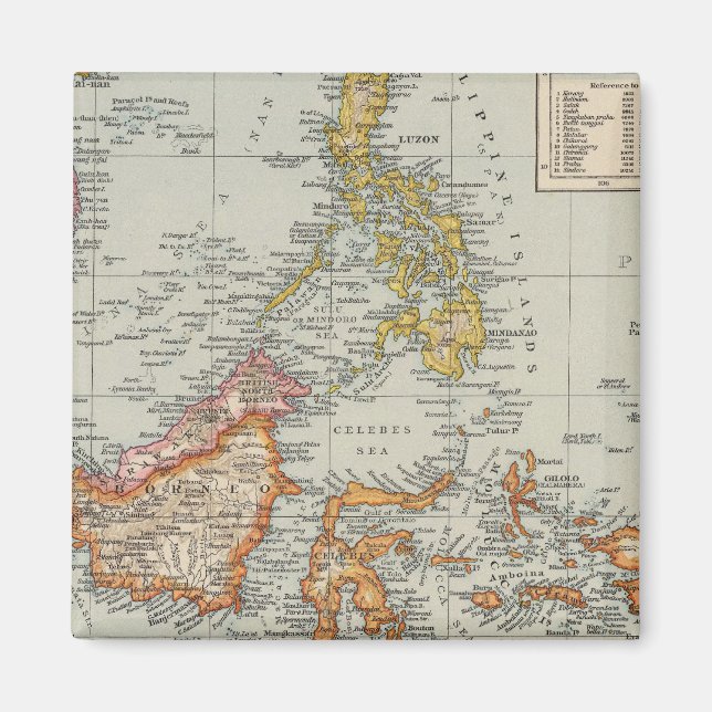 Aimant Siam, archipel malais (Devant)