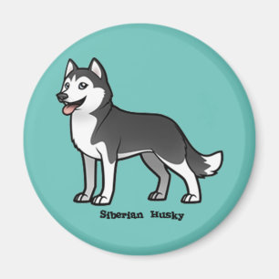 Aimant Sibérien Husky